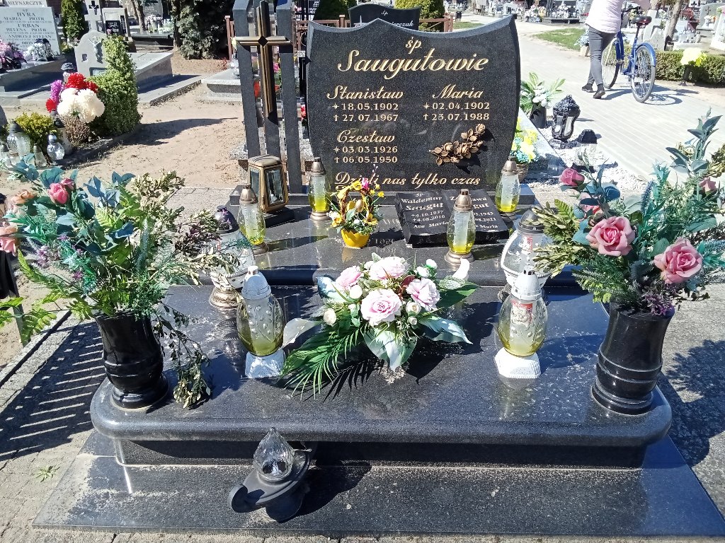 Grób Zdzisława Saugut