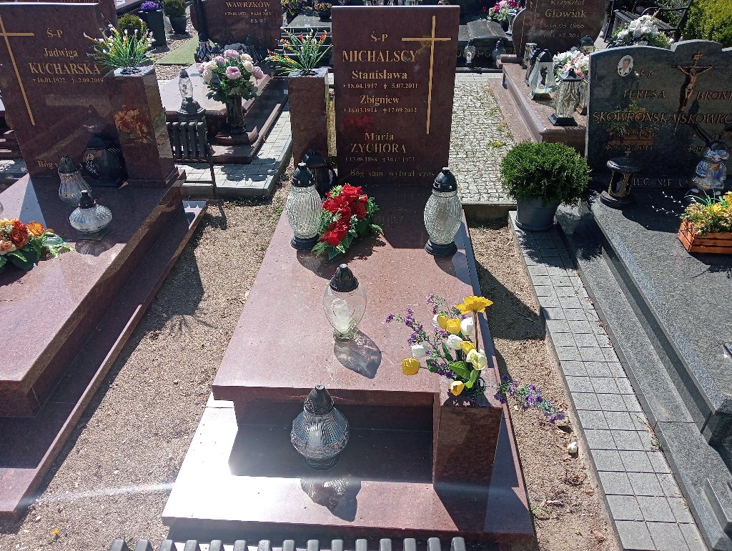 Grób Maria Zychora